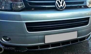 Тюнинговый диффузор переднего бампера VW T5 рестайл фото