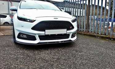 Дифузор під передній бампер Ford Focus MKIII версія ST післярест. фото