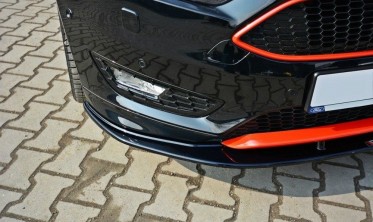 Передний диффузор бампера Ford Focus ST-line MK3 FL вер.1 фото