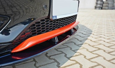 Передний диффузор бампера Ford Focus ST-line MK3 FL вер.1 фото