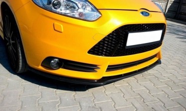 Тюнинговая юбка переднего бампера Ford Focus ST MK3 дорест. фото