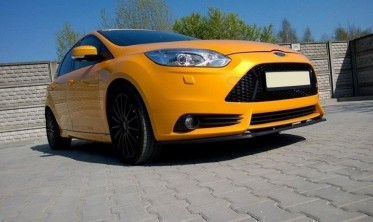 Юбка тюнінг переднього бампера Ford Focus ST MK3 дорест. фото