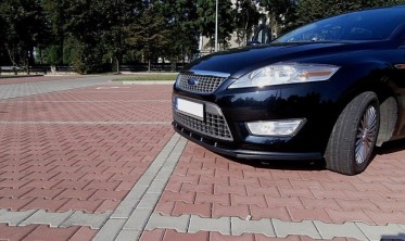Накладка под передний бампера Ford Mondeo МК4 дорестайл  фото