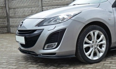 Тюнінговий дифузор переднього бампера Mazda 3 mk2 Sport версія фото