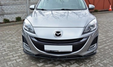 Тюнінговий дифузор переднього бампера Mazda 3 mk2 Sport версія фото
