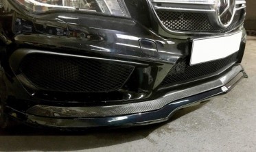Диффузор переднего бампера Mercedes CLA 45 AMG С117 (дорест.) вер.1 фото