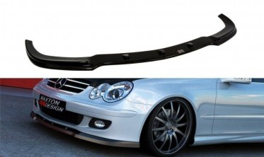 Тюнинговая накладка на передний бампер Mercedes CLK W209 рест. фото