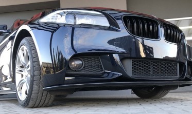 Спойлер диффузор переднего бампера BMW F10 М-пакет фото