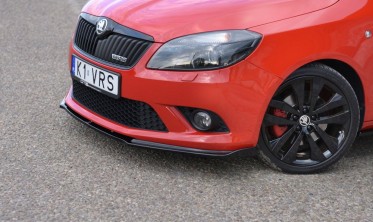 Дифузор тюнінговий для переднього бампера Skoda Fabia 2 версія RS фото