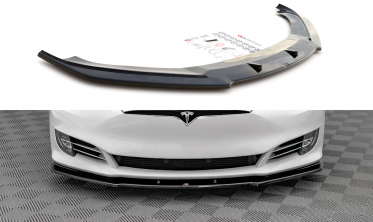 Тюнінговий дифузор переднього бампера Tesla Model S рестайл фото
