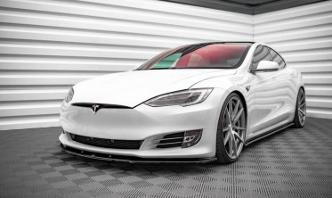 Тюнінговий дифузор переднього бампера Tesla Model S рестайл фото