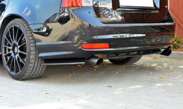 Боковые накладки на задний бампер Volvo V50 R-Design послерестайл фото