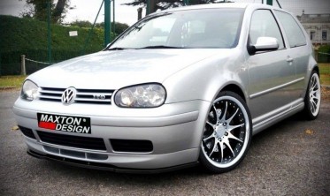 Тюнінг накладка переднього бампера Volkswagen Golf 4 фото
