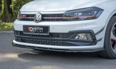 Тюнинг накладка на передний бампер Vw Polo MK6 GTI версия фото
