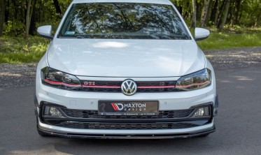 Тюнинг накладка на передний бампер Vw Polo MK6 GTI версия фото