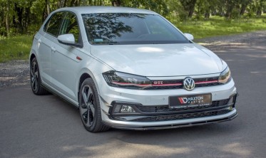 Тюнинг накладка на передний бампер Vw Polo MK6 GTI версия фото