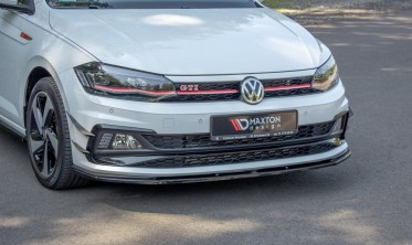 Тюнинг накладка на передний бампер Vw Polo MK6 GTI версия фото