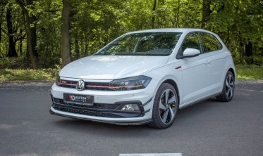 Тюнинг диффузор переднего бампера Volkswagen Polo MK6 версия GTI  фото