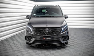 Тюнинговая накладка на передний бампер Mercedes V-Class W447 FL AMG-Line фото