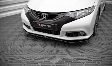 Тюнинговый диффузор для переднего бампера Honda Civic MK9 фото