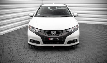 Тюнинговый диффузор для переднего бампера Honda Civic MK9 фото