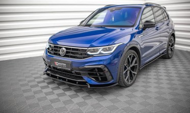 Тюнінг дифузор на передній бампер VW Tiguan MK2 рестайл R / R-Line фото
