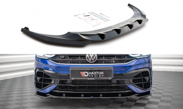 Тюнинговый спойлер на передний бампер VW Tiguan MK2 рестайл R / R-Line версия фото
