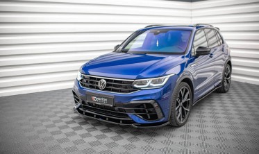 Тюнінговий спойлер на передній бампер VW Tiguan MK2 рестайл R / R-Line версія фото