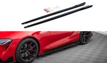Накладки на пороги Toyota Supra MK5 фото