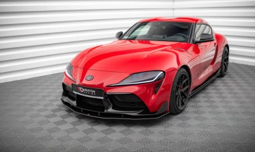 Юбка под передний бампер Street pro Toyota Supra MK5 фото