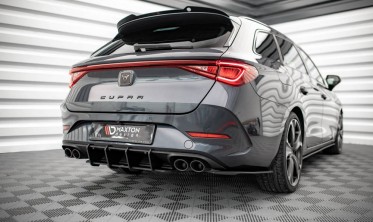 Накладка под задний бампер Street pro Cupra Leon ST MK1 фото