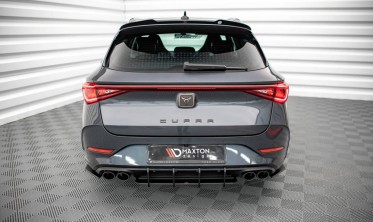 Боковые накладки на задний бампер Street pro Cupra Leon ST фото