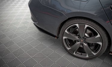 Боковые накладки на задний бампер Street pro Cupra Leon ST фото