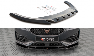 Тюнинговый диффузор на передний бампер Cupra Leon фото