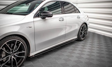 Накладки на пороги Mercedes A35 AMG / AMG-line W177 фото