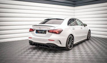 Диффузор на задний бампер Mercedes V177 A 35 AMG седан фото