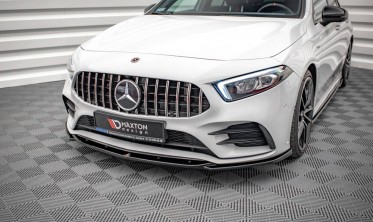 Накладка на передній бампер Mercedes A35 AMG/AMG-line W177 вар.5 фото