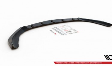 Тюнинг диффузор на передний бампер Mercedes A35 AMG / AMG-line W177 вар.4 фото