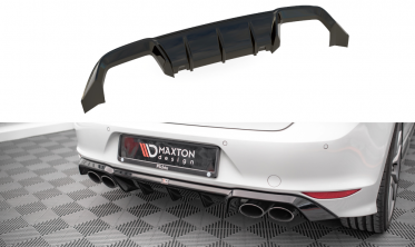 Диффузор на задний бампер Volkswagen Golf 7 R версия  фото