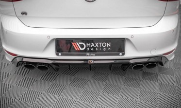 Дифузор на задній бампер Volkswagen Golf 7 R фото