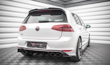 Дифузор на задній бампер Volkswagen Golf 7 R фото