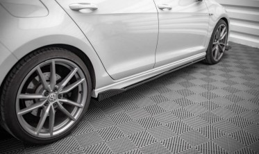 Тюнинговые диффузоры под пороги VW Golf 7 R версия фото