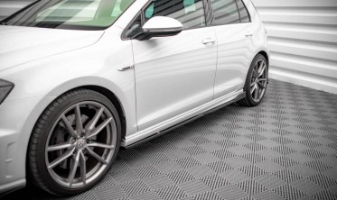 Тюнинговые диффузоры под пороги VW Golf 7 R версия фото