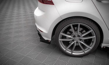 Диффузоры задние накладками под бампер Street pro VW Golf 7 R версия фото
