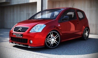 Тюнінг накладка на передній бампер Citroen C2 VTS фото
