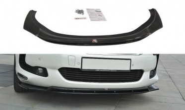 Спліттер переднього бампера Citroen DS5 рестайл (вер.3) фото