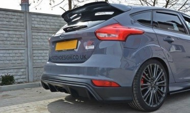 Дифузор заднього бампера Ford Focus ST MK3 FL (RS-стиль) фото
