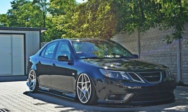 Диффузор переднего бампера Saab 9-3 Turbo X фото