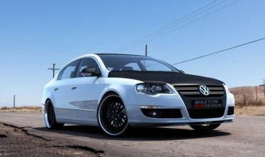 Тюнинговый диффузор под передний бампер VW Passat B6 (3C) фото