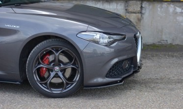 Тюнінгова накладка на передній бампер Alfa Romeo GIULIA VELOCE фото